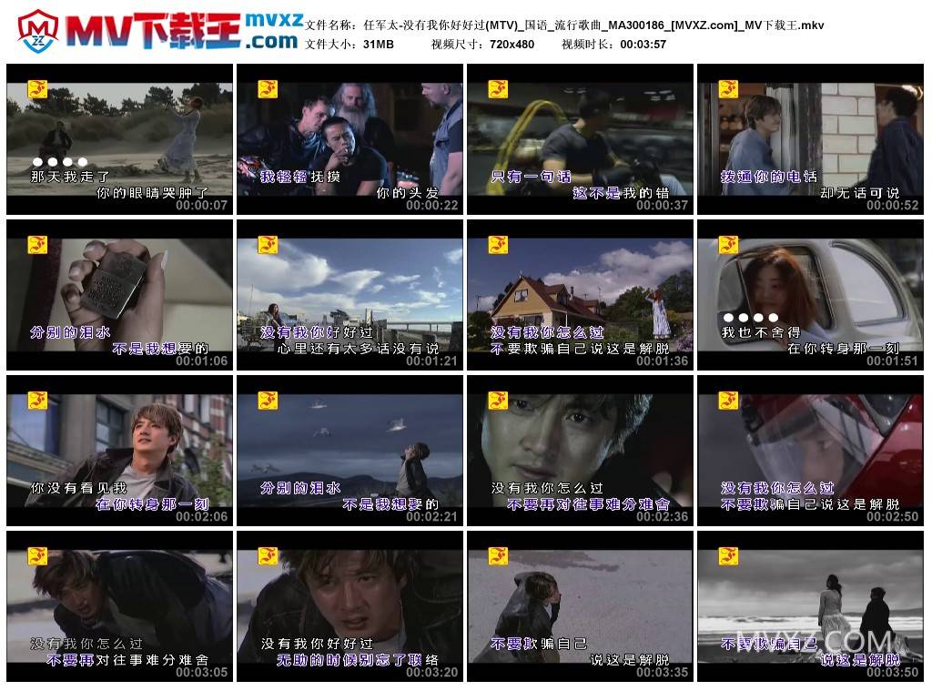 任军太-没有我你好好过(MTV)_国语_流行歌曲_MA300186